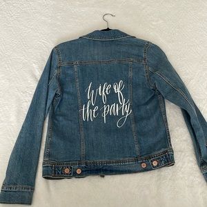 Wife of the party denim jacket. Never worn